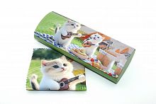 Футляр для очков с салфеткой FM-803-JB95-B 160*60*35