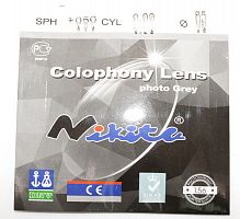 ( плюс) Nikitana 1.56 PHOTO GREY  Ø 65