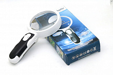 Лупа 77390B крат на ручке со светодиодной подсветкой