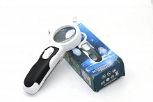 Лупа 77350B крат на ручке со светодиодной подсветкой